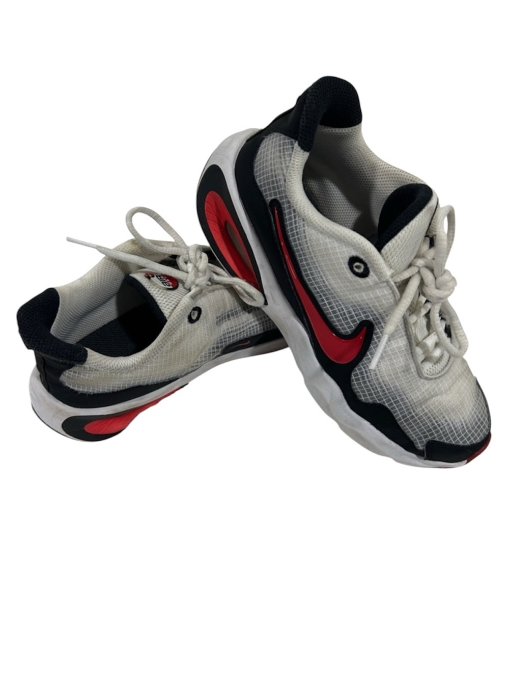 Nike Kids White Black Red Sneakers